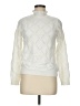 NANETTE Nanette Lepore 100% Polyester Argyle Ivory Turtleneck Sweater Size M - photo 1