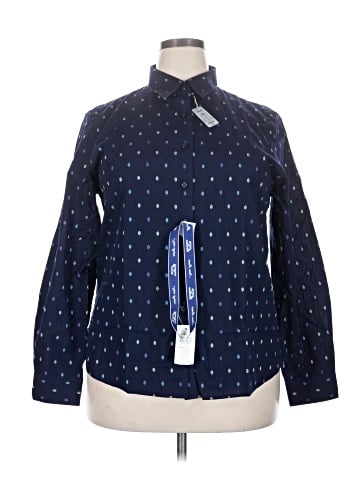 Foxcroft Long Sleeve Button-Down Shirt (view 1)