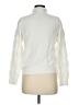 NANETTE Nanette Lepore 100% Polyester Argyle Ivory Turtleneck Sweater Size M - photo 2