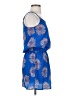 Everly Paisley Blue Casual Dress Size S - photo 4