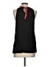One September 100% Polyester Blue Sleeveless Blouse Size S - photo 2