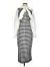 Shein 100% Polyester Houndstooth White Casual Dress Size 4 - photo 1