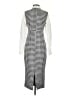 Shein 100% Polyester Houndstooth White Casual Dress Size 4 - photo 2