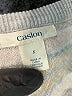 Caslon Stripes Gray Pullover Sweater Size S - photo 7