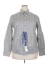 Foxcroft 100% Cotton Gray Long Sleeve Button-Down Shirt Size 18 - photo 1