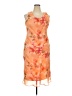 Assorted Brands 100% Polyester Orange Cocktail Dress Size 18 - photo 1