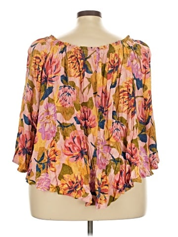 Terra & Sky 3/4 Sleeve Blouse (view 2)