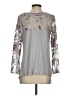 Chenault Gray 3/4 Sleeve Top Size S - photo 2