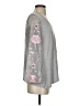 Chenault Gray 3/4 Sleeve Top Size S - photo 4