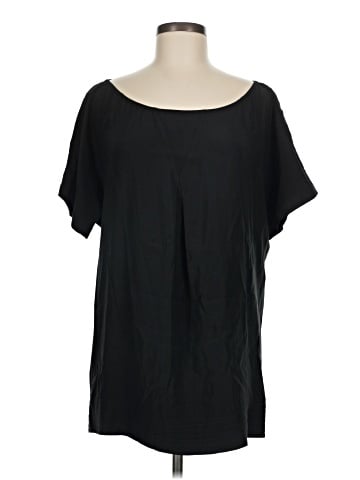 Diane von Furstenberg Short Sleeve Silk Top (view 1)
