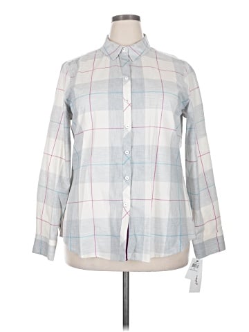 Foxcroft Long Sleeve Button-Down Shirt (view 1)