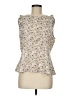 Weekend Ivory Sleeveless Blouse Size M - photo 1