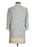 Democracy Blue 3/4 Sleeve Blouse Size S - photo 2
