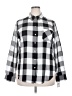 Foxcroft 100% Cotton Checkered-gingham Gray Long Sleeve Button-Down Shirt Size 18 - photo 1