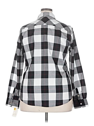 Foxcroft Long Sleeve Button-Down Shirt (view 2)