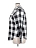 Foxcroft 100% Cotton Checkered-gingham Gray Long Sleeve Button-Down Shirt Size 18 - photo 5