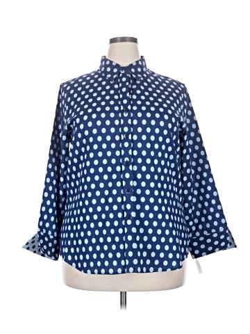 Foxcroft 3/4 Sleeve Blouse (view 1)