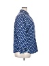 Foxcroft Polka Dots Blue 3/4 Sleeve Blouse Size 18 - photo 4