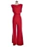 MNG 100% Polyester Solid Red Jumpsuit Size XL - photo 2