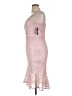 Guess 100% Polyester Pink Cocktail Dress Size 14 - photo 5