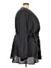 Torrid 100% Polyester Gray Black Kimono Size 5X Plus (5) - photo 4