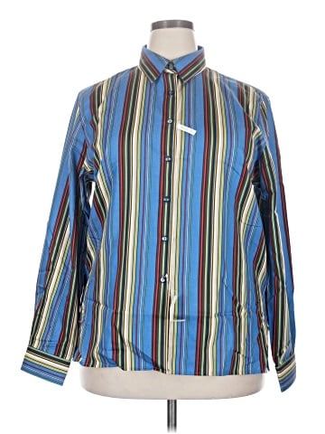 Foxcroft Long Sleeve Blouse (view 1)