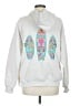 Unbranded Silver Pullover Hoodie Size M - photo 2