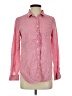 L.L.Bean 100% Linen Tweed Pink Long Sleeve Button-Down Shirt Size S - photo 1