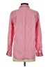 L.L.Bean 100% Linen Tweed Pink Long Sleeve Button-Down Shirt Size S - photo 2