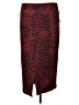 Melissa McCarthy Seven7 Tweed Burgundy Formal Skirt Size 1X - photo 2