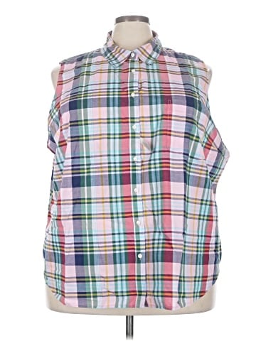 St. John's Bay Sleeveless Button-Down Shirt (view 1)