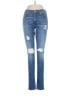 7 For All Mankind Hearts Blue Jeans Size 27 waist - photo 1