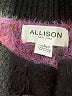 Allison Joy Argyle Purple Cardigan Size L - photo 7
