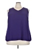 Cato 100% Polyester Purple Sleeveless Blouse Size 22 - photo 1
