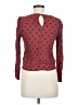 Elodie Burgundy Long Sleeve Top Size M - photo 2