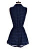 Cooperative 100% Cotton Plaid Blue Romper Size XS - photo 2