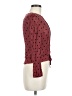 Elodie Burgundy Long Sleeve Top Size M - photo 4