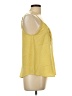 Mine 100% Polyester Yellow Sleeveless Blouse Size L - photo 4