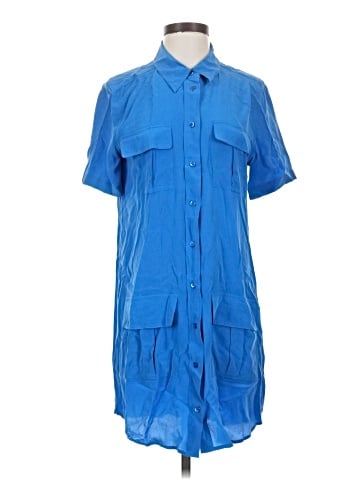 Equipment Short Sleeve Silk Top (view 1)