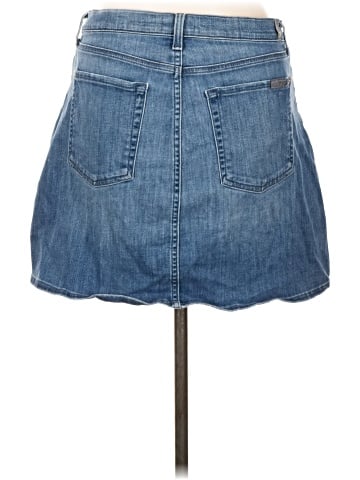 7 For All Mankind Denim Skirt (view 2)