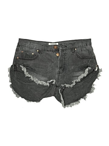 ONE X ONETEASPOON Denim Shorts (view 1)
