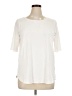 Eileen Fisher Ivory Short Sleeve Top Size XL - photo 1