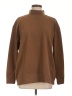Lands' End Solid Brown Turtleneck Sweater Size L - photo 1