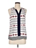 THML 100% Polyester Ivory Sleeveless Blouse Size M - photo 1