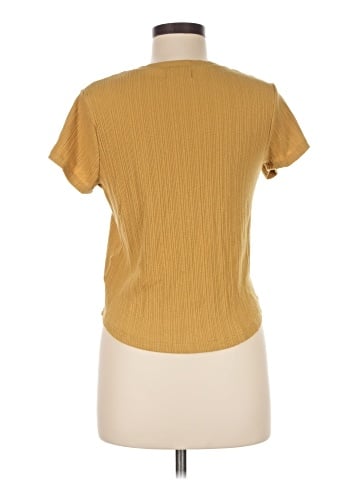 Madewell Pointelle Button-Front Slim Tee (view 2)