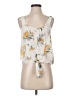 Sienna Sky 100% Polyester White Sleeveless Blouse Size S - photo 1