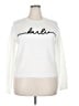 Kittenish White Pullover Sweater Size XXL - photo 1