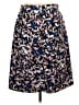 J.Crew 100% Polyester Print Blue Casual Skirt Size 12 - photo 2