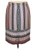 J.Crew 100% Polyester Print Orange Casual Skirt Size 10 - photo 2