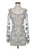 Everleigh Silver Long Sleeve Top Size XS - photo 1